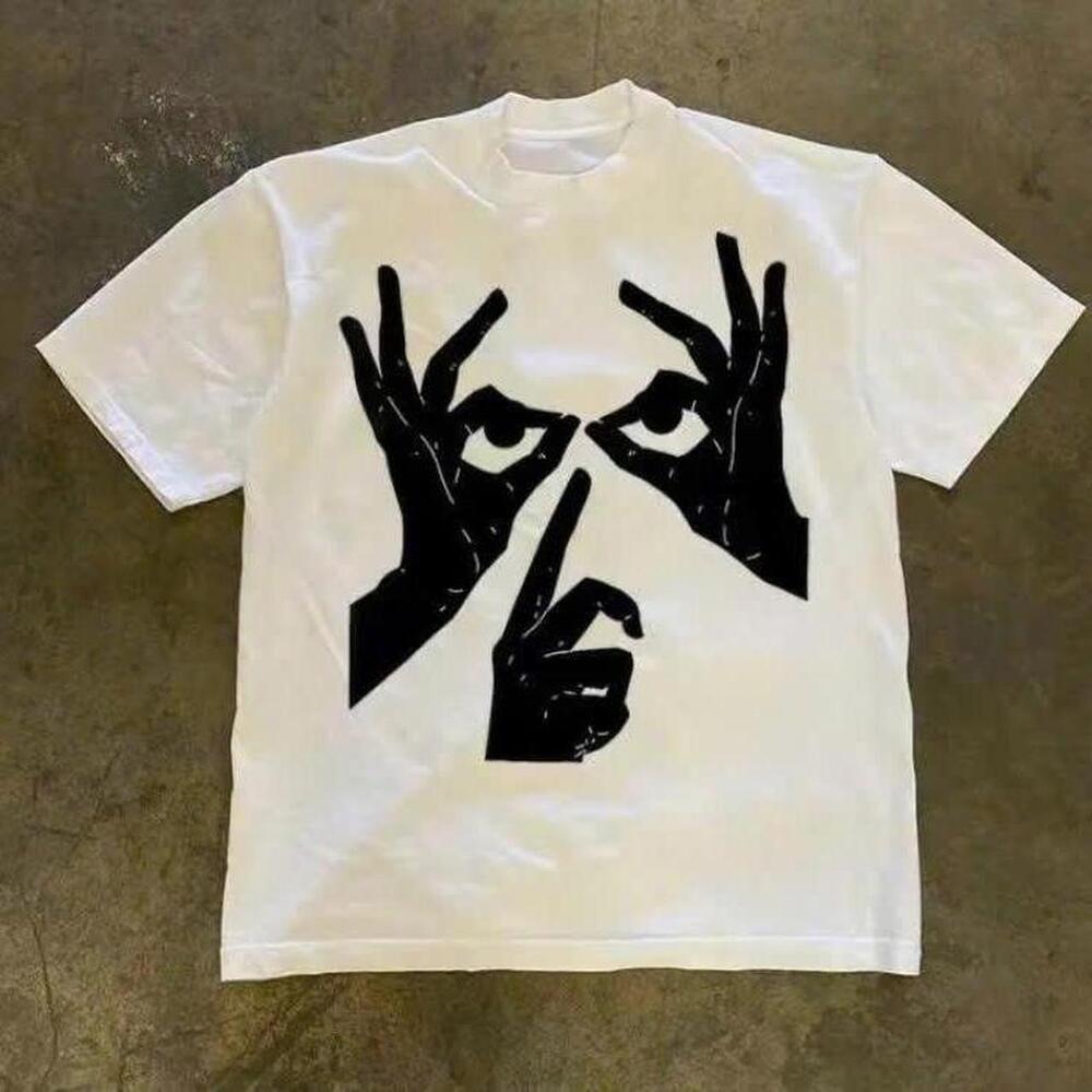 White And Black Streetwear-Inspired T-Shirt